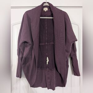Wilfred Aritzia Diderot Open-Front Cocoon Cardigan
